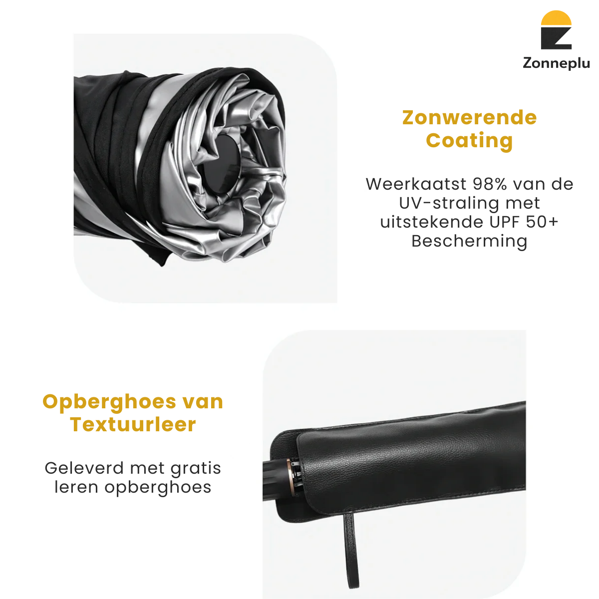 Bescherming dashboard tegen zonlicht met zonnescherm auto