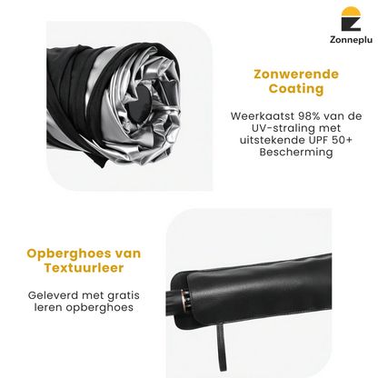 Bescherming dashboard tegen zonlicht met zonnescherm auto