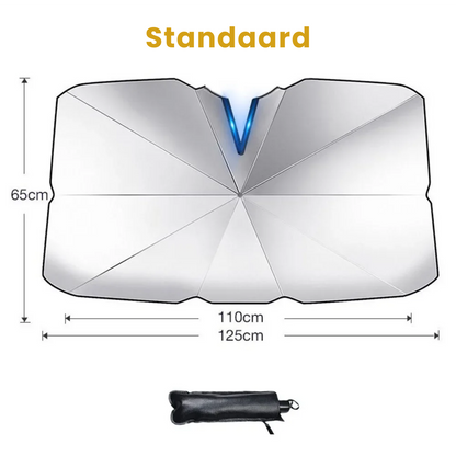 Zonnescherm auto voorruit standaard maat afmetingen